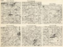 Columbia County - Wyocena, Springvale, Otsego, Columbus, Fountain Prairie, Lowville, Wisconsin State Atlas 1930c